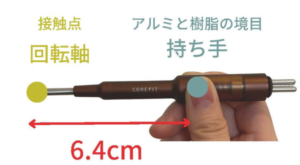 フェイスポインターの慣性モーメント