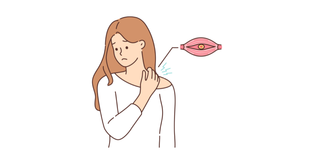 肩こりの女性