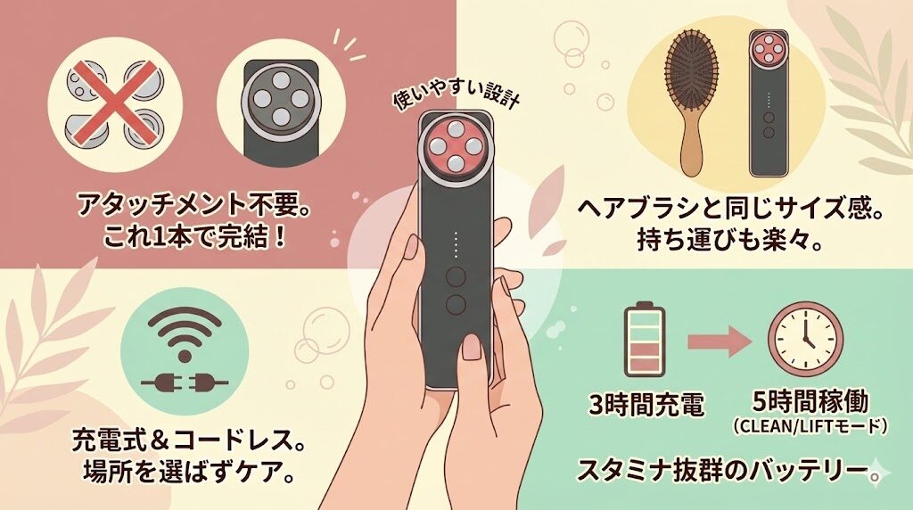 ブライトエレキリフト悪い口コミだけじゃない　使いやすい設計