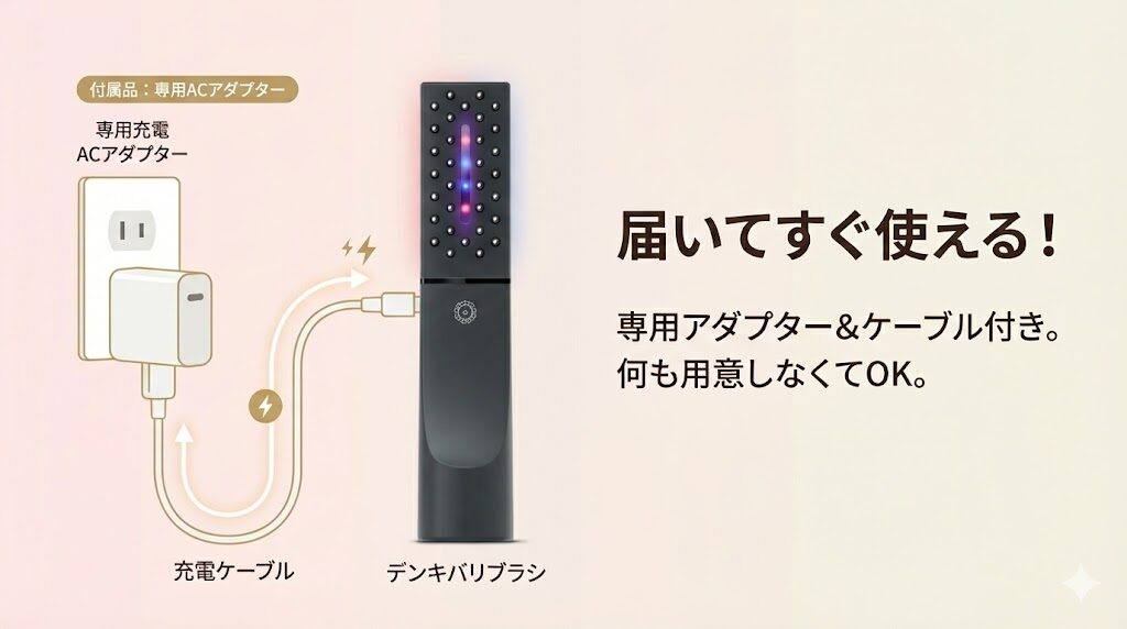 デンキバリブラシ 付属品