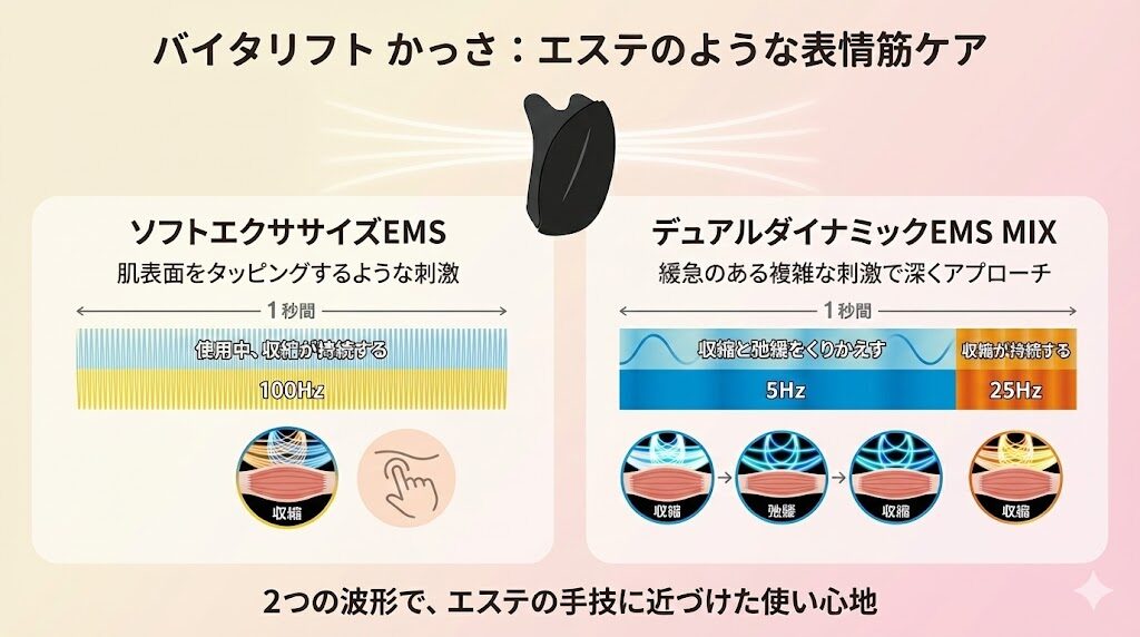 バイタリフトかっさ　EMSの特徴
