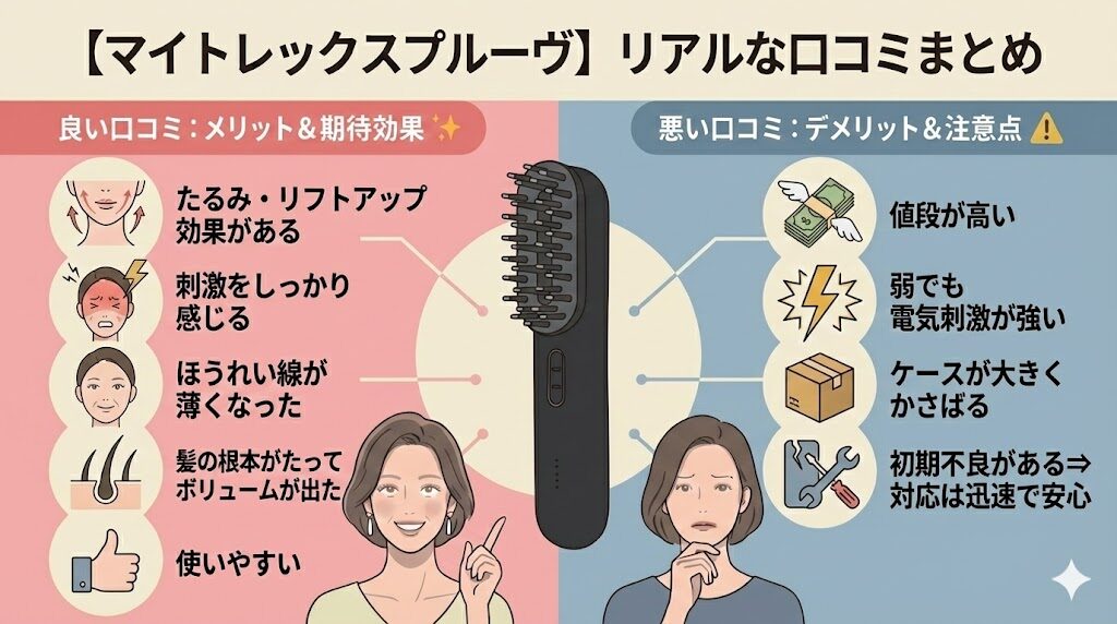 マイトレックスプルーヴ　口コミ