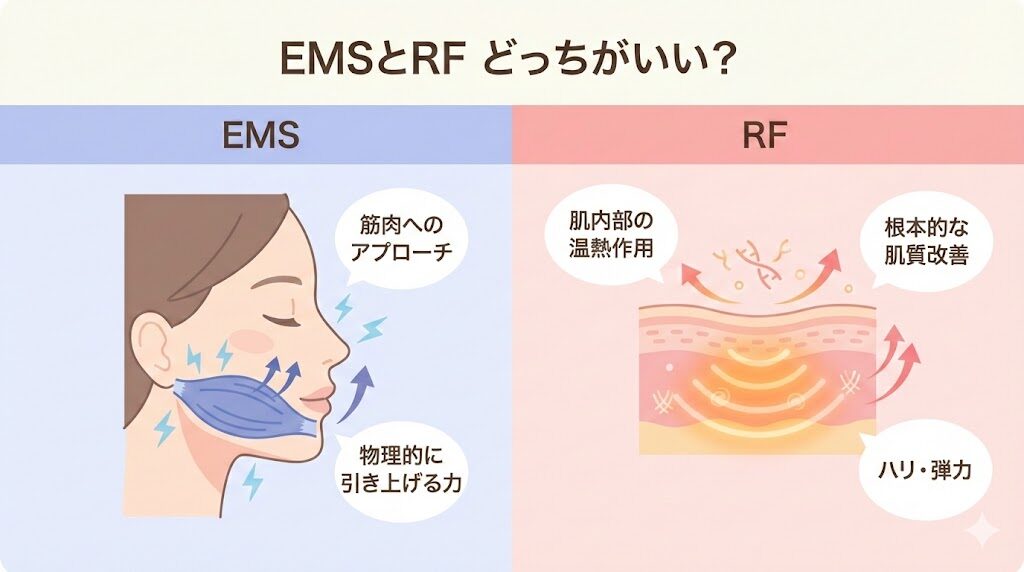 EMSとRFどっちがいい