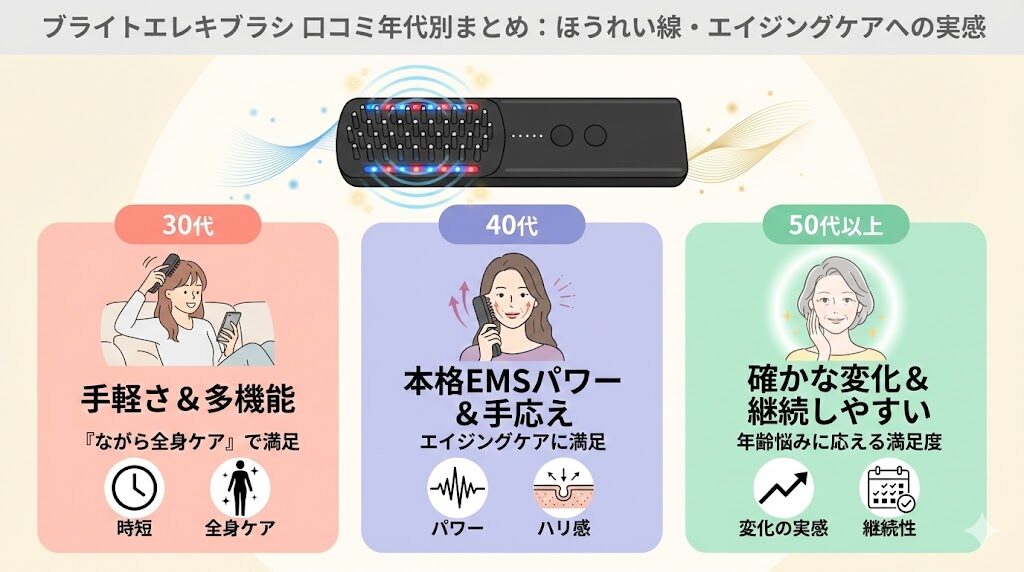 【ほうれい線への効果は？】ブライトエレキブラシを実際に使った人の口コミ