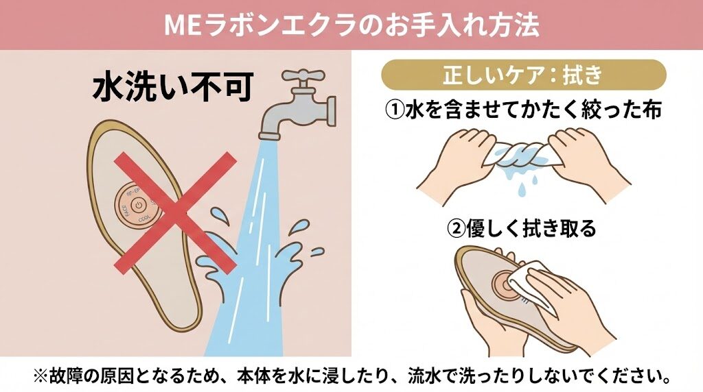 MEラボンエクラ お手入れ方法