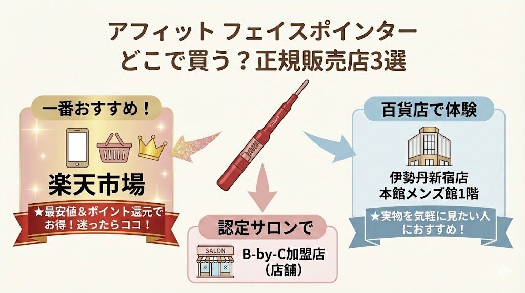フェイスポインターどこで買える　正規販売店まとめ