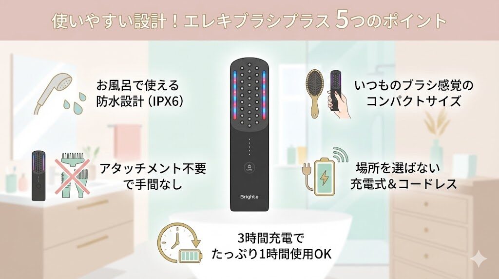 ブライトエレキブラシ良い口コミ　使いやすい