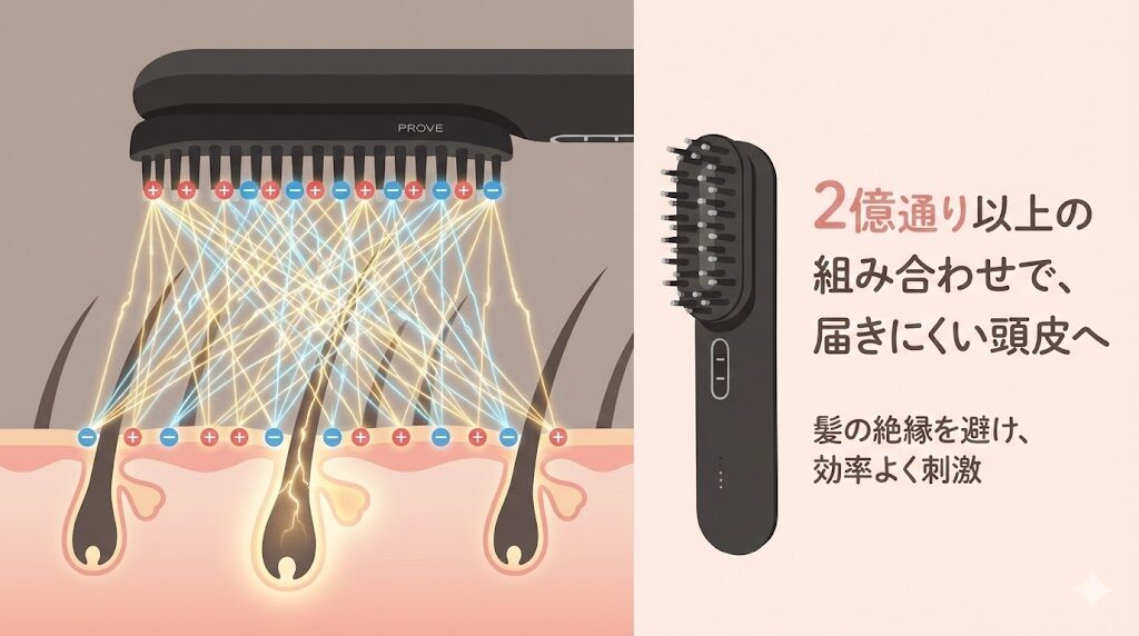 マイトレックスプルーヴ　独自の通電方法