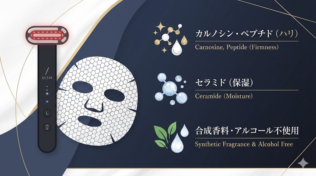 ディズム公式推奨パックに見る「攻め」と「守り」の成分