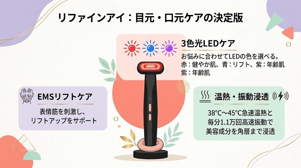 リファインアイ　効果のある肌悩み