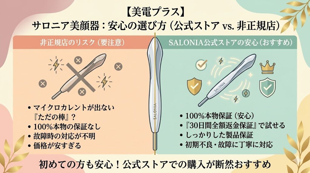 サロニアフェイスカレントポインター　偽物をつかまない公式ショップ