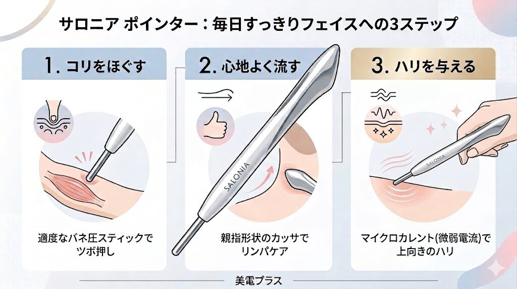 サロニアポインター　カッサとマイクロカレント