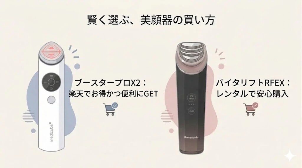 ブースタープロX2やバイタリフトを買うならお得なネットショップがおすすめ