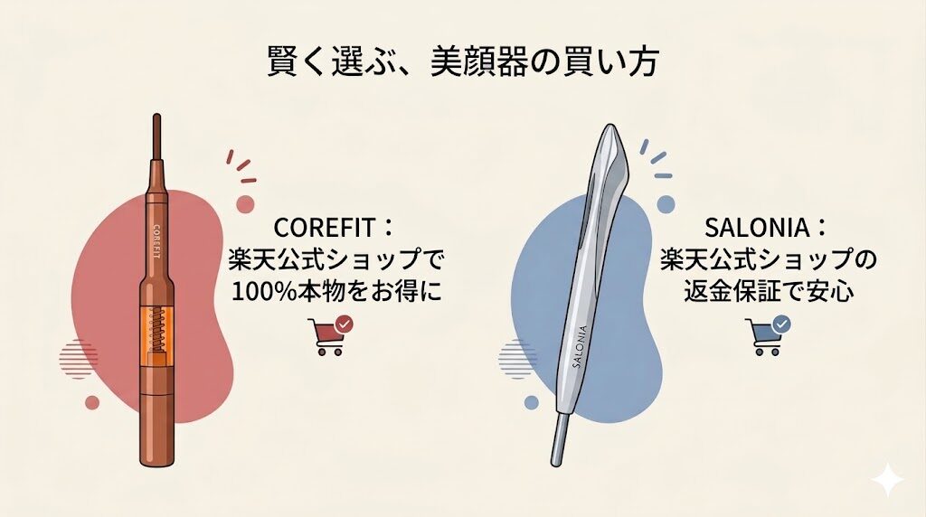COREIFTフェイスポインターやサロニアポインターを買うならお得なネットショップがおすすめ
