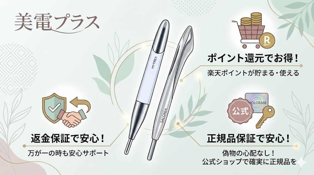 マイトレックスシェイプポインターやサロニアポインターを安く・後悔せずに買うなら楽天公式ショップ