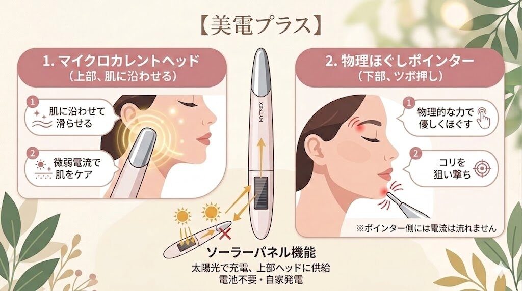 マイトレックスシェイプポインター　ヘッドの特徴